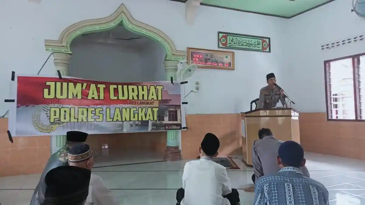 Wakapolres Langkat Turun ke Desa Tanjung Keriahan Dengar Keluhan Warga