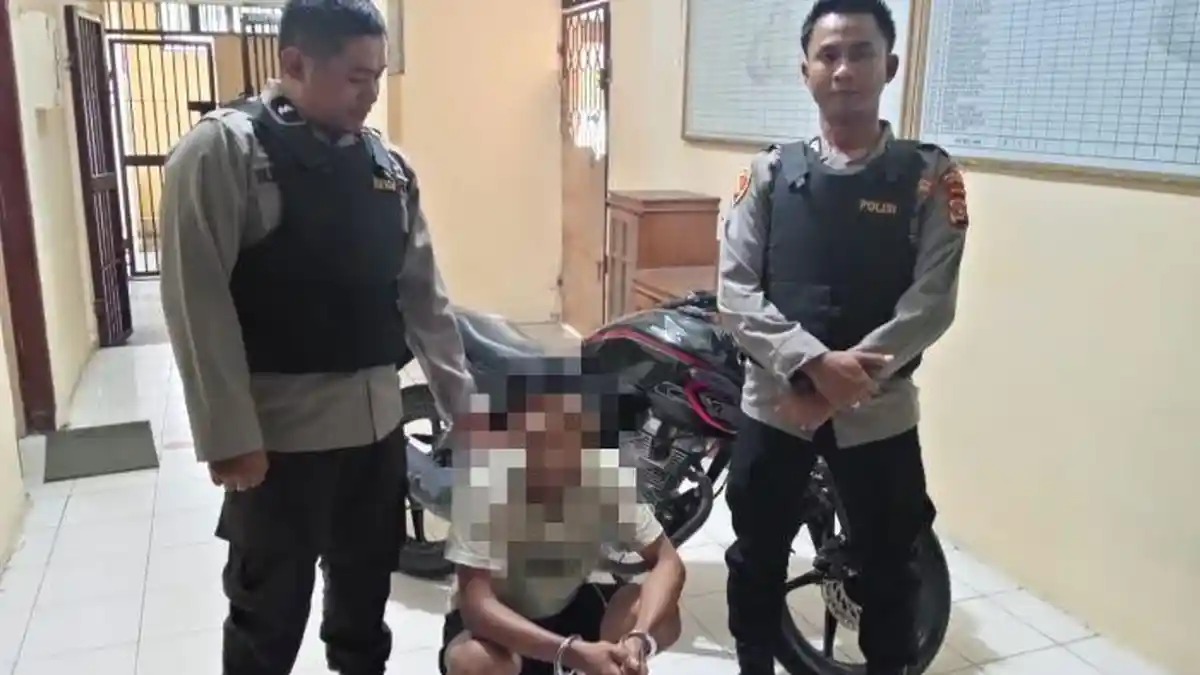 Pria Ini Bawa Lari Sepmor Rekan Kerja, Pelaku Diringkus saat Sembunyi di Hotel Melati