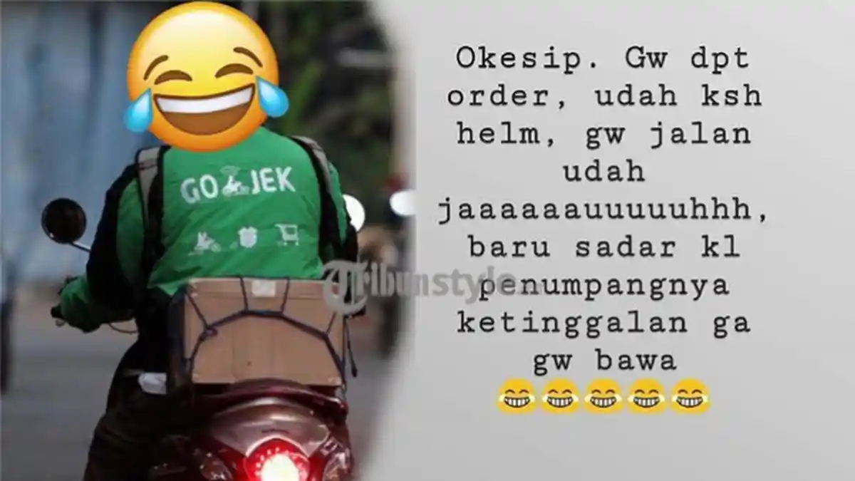 Dapat Orderan dan Sudah Jalan Jauh tapi Berasa Enteng, Driver Ojol tak Sadar Tinggalkan Penumpangnya