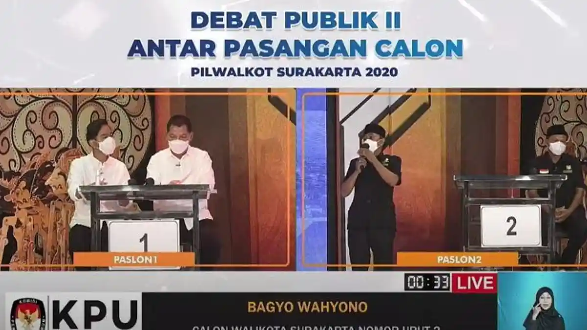 Debat Pilkada Solo, Jawaban Gibran Saat Disebut Tak Begitu Tahu Soal Budaya oleh Bagyo