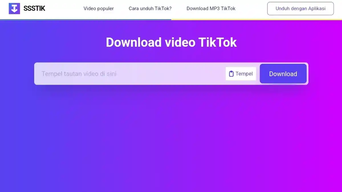 UPDATE TIPS SSSTiKTok untuk Download Video TikTok Tanpa Watermark dan Cara Ubah ke Format MP3