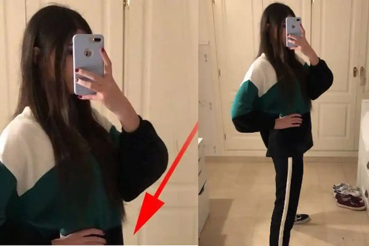 Foto Selfie Gadis Ini Bikin Heboh, Ada yang Sampai Histeris, Perhatikan Bagian Bawah Si Gadis