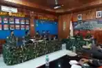 Satgas Pamtas RI-Malaysia Yonif 642/Kapuas Terima Kunjungan Ditjen Strahan Kemhan
