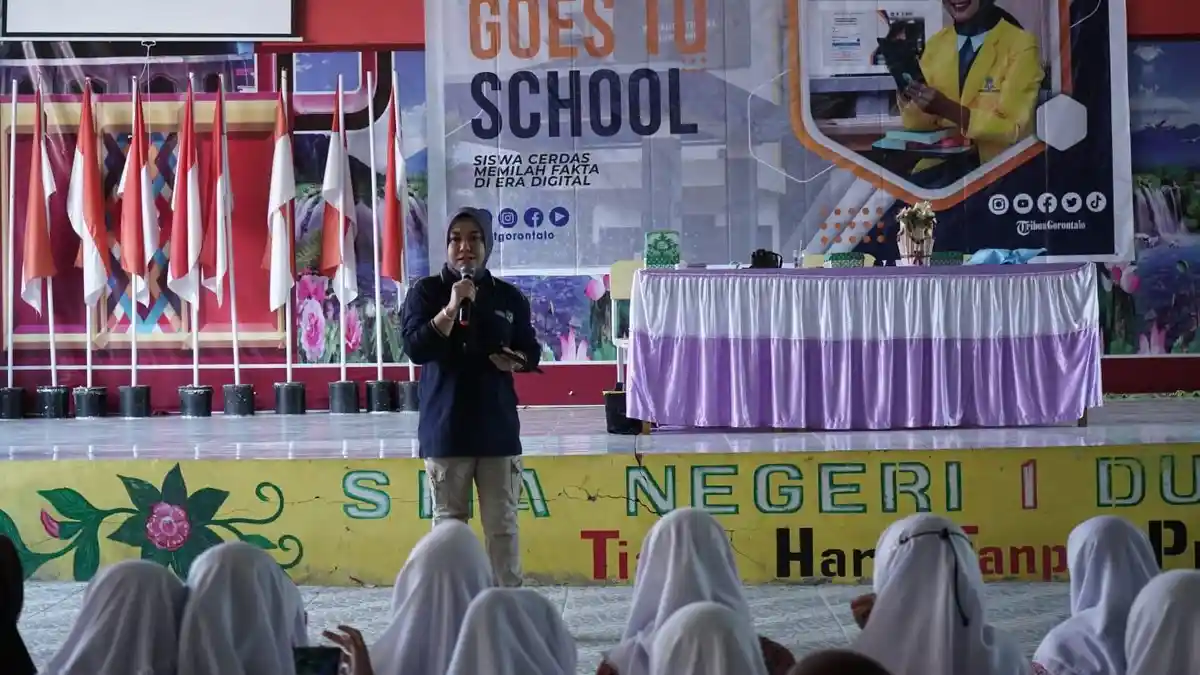 UT Gorontalo Sosialisasi Keunggulan Kuliah Mudah dan Murah ke Siswa SMAN 1 Dungaliyo
