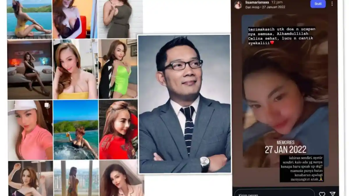 Jangan Ganggu Mau Calon Presiden, Ucapan Ridwan Kamil ke Lisa Mariana: Anakku Akan Diambil Negara