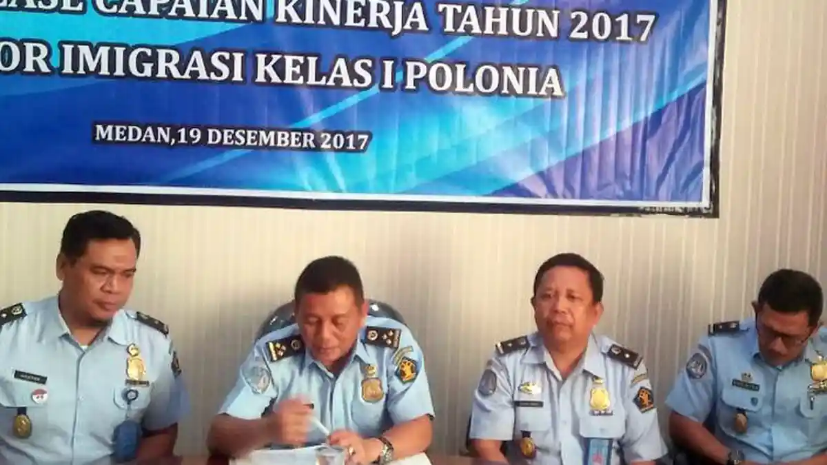 Kantor Imigrasi Polonia Medan Deportasi 21 Warga Negara Asing