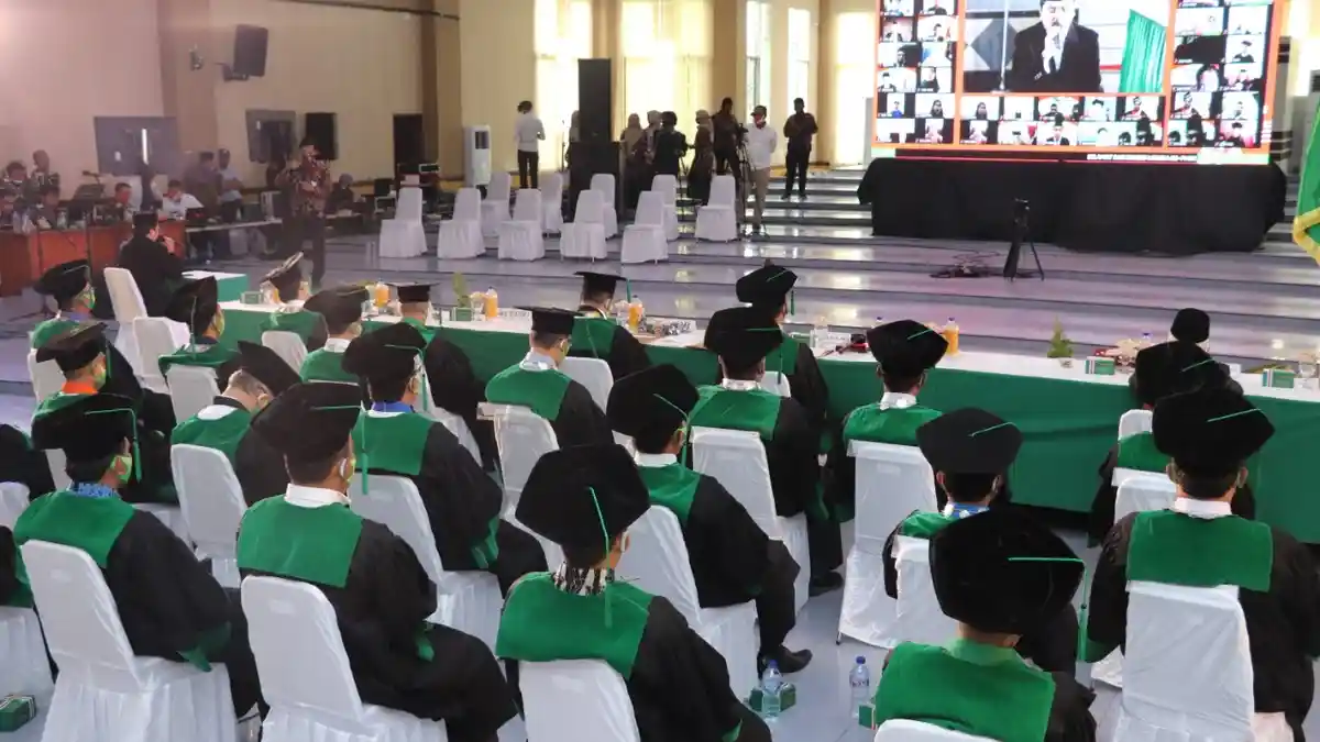 Gelar Wisuda Daring Periode II, UINSU Luluskan 474 Wisudawan Melalui Zoom