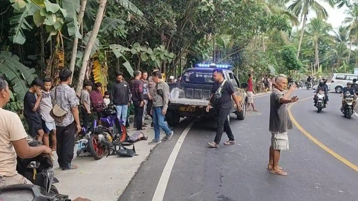 Kecelakaan Maut, Seorang Pemotor Tewas Seusai 2 Motor Mengalami Tabrakan