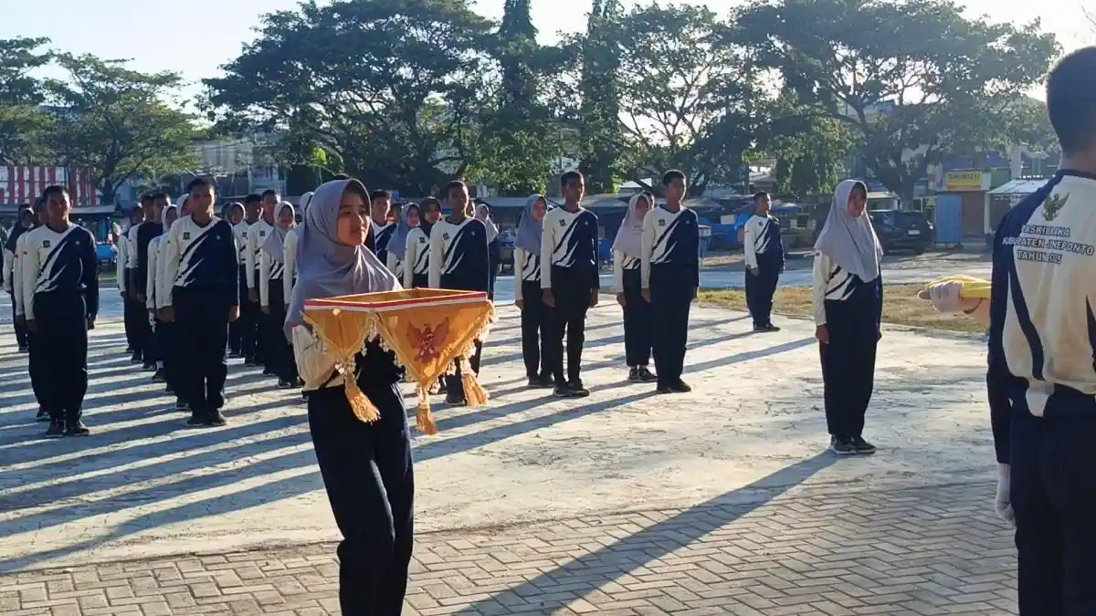 Demi Tugas Mulia, Paskibra Jeneponto Hadapi Latihan Ekstra Ketat