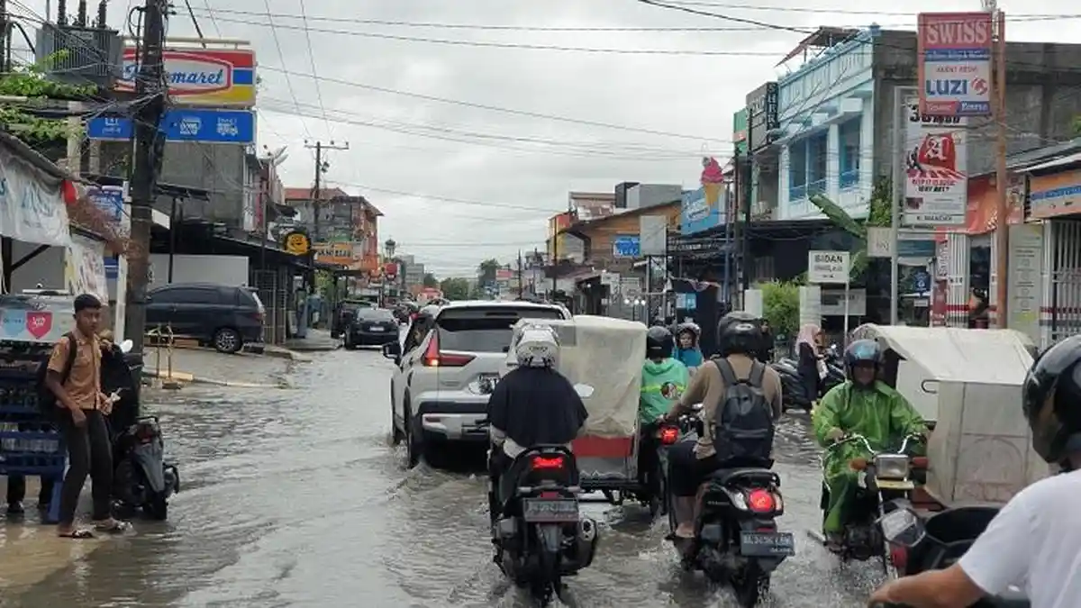 Lhokseumawe Terendam Usai Diguyur Hujan Lebat Tanpa Henti Selama Dua Hari