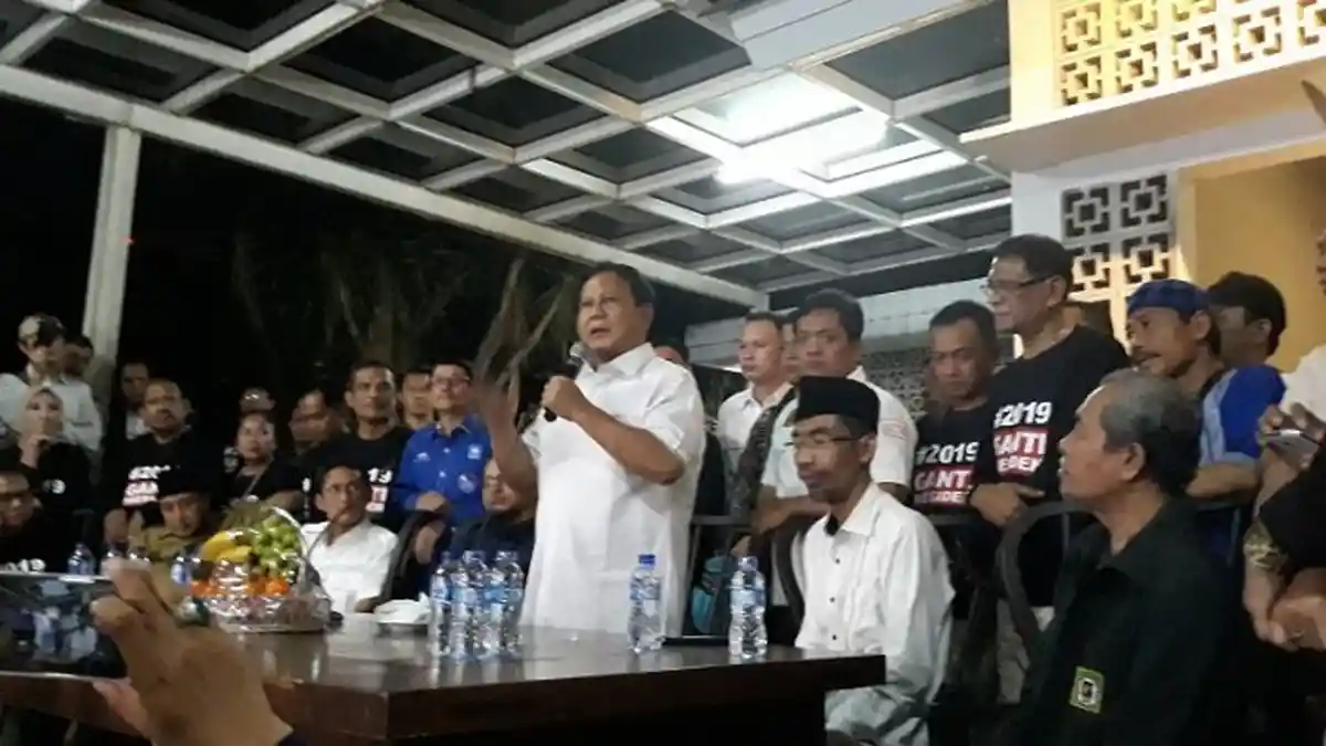 Prabowo: Perekonomian Indonesia Berada di Jalan yang Salah, Meninggalkan UUD 45 Pasal 33
