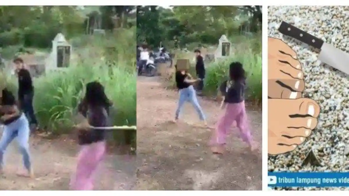 Viral Video 2 Gadis Duel Pakai Celurit, Nasibnya Usai Saling Tebas, Begini Kata Polisi