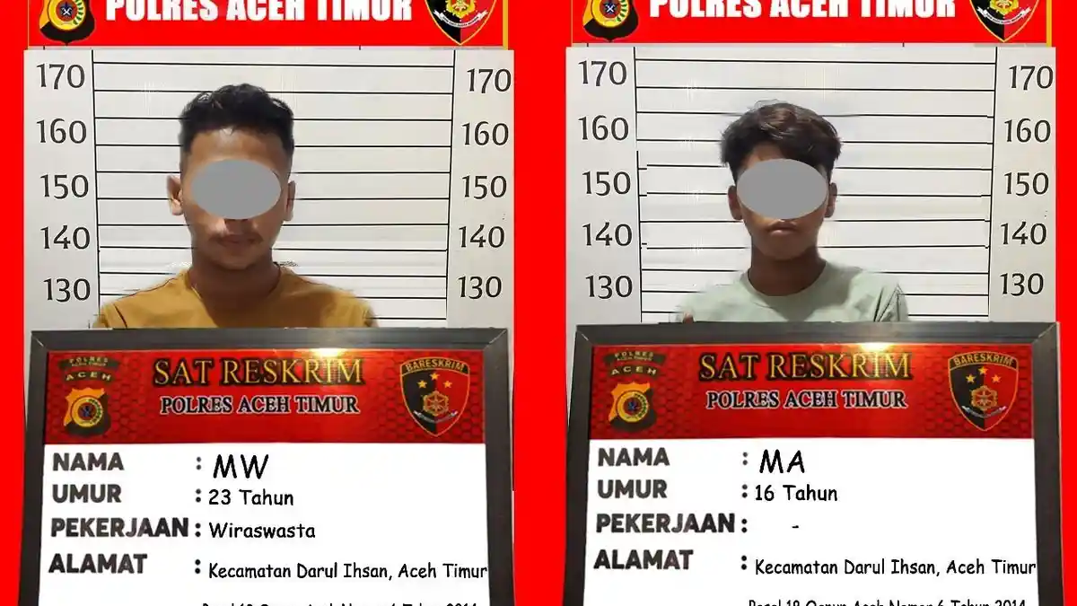Lagi, Polres Aceh Timur Ciduk Dua Remaja Saat Main Judi Online di Warkop