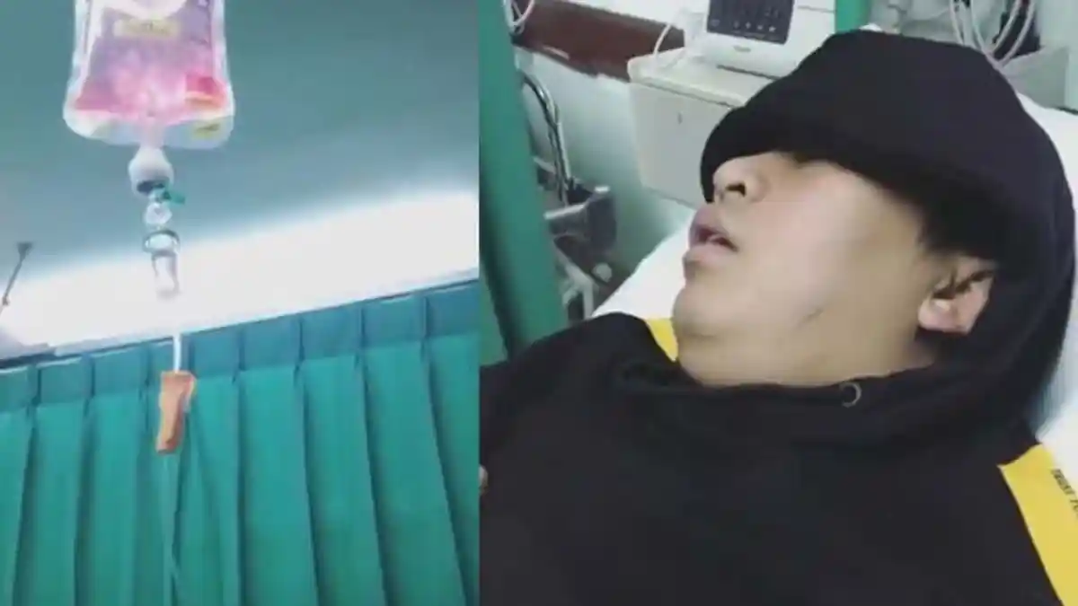 Billy Syahputra Terbaring di Rumah Sakit, Lihat Letak Infusnya Terlihat Janggal