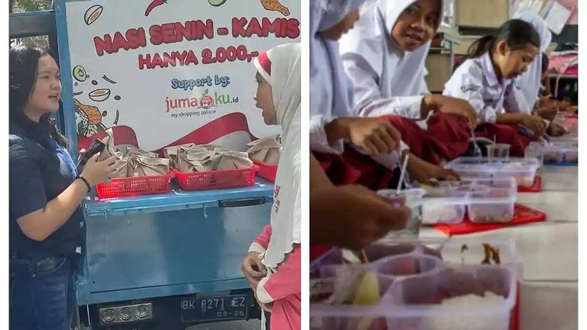 Dukung Program Makan Siang Bergizi Pemerintah, Aksi Sosial Nasi Senin-Kamis Digelar di Medan