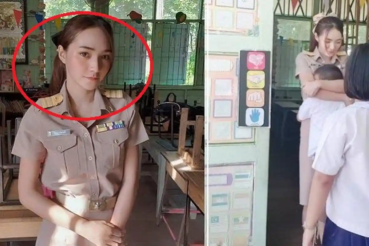 Guru Cantik dan Modis, Bikin Warganet Terkesima, Lihat Sikapnya ke Murid-muridnya