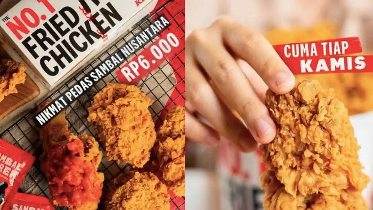 Promo KFC Kamis 28 Oktober Dapatkan 10 Ayam Cuma 90 Ribuan dan Paket Mega Kombo