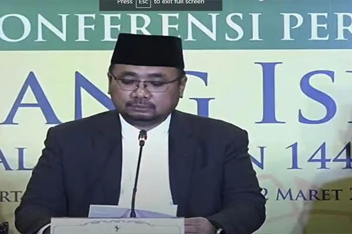 Jadwal Pengumuman Lebaran 1 Syawal 1444 H Lengkap Susunan Acara