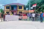 Warga Gelar Aksi Damai di Kantor Desa Tanah Kuning Bulungan, Singgung Ganti Rugi, ini Tuntutannya