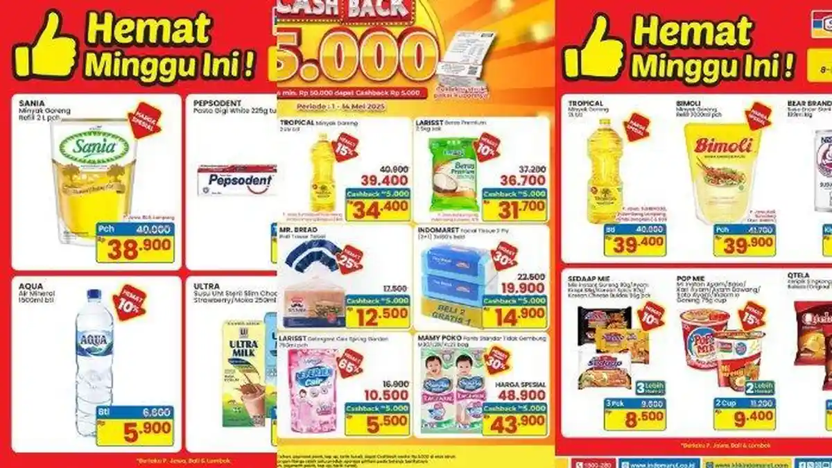 Katalog Promo JSM Alfamart dan Indomaret 9-15 Mei 2025: Promo Minyak Goreng hingga Sabun
