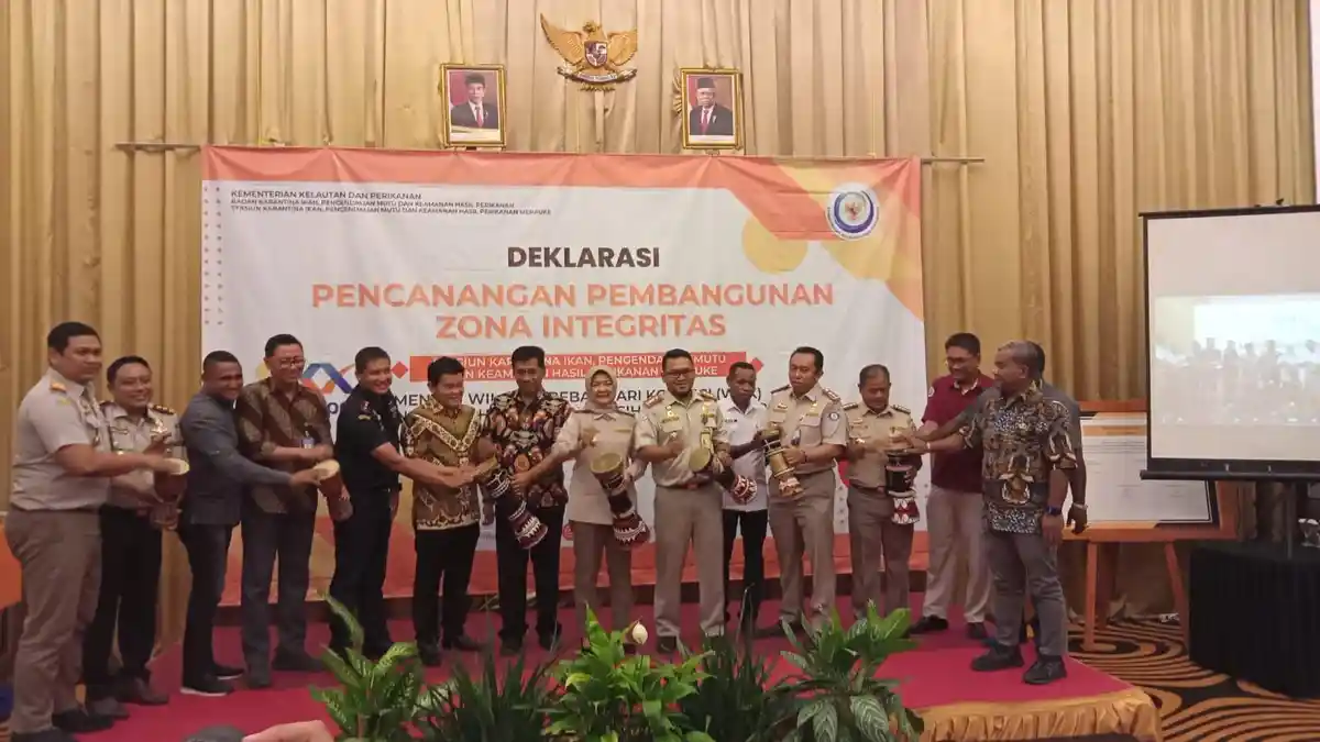 Stasiun Karantina Ikan Merauke Canangkan Zona Integritas WBK dan WBBM