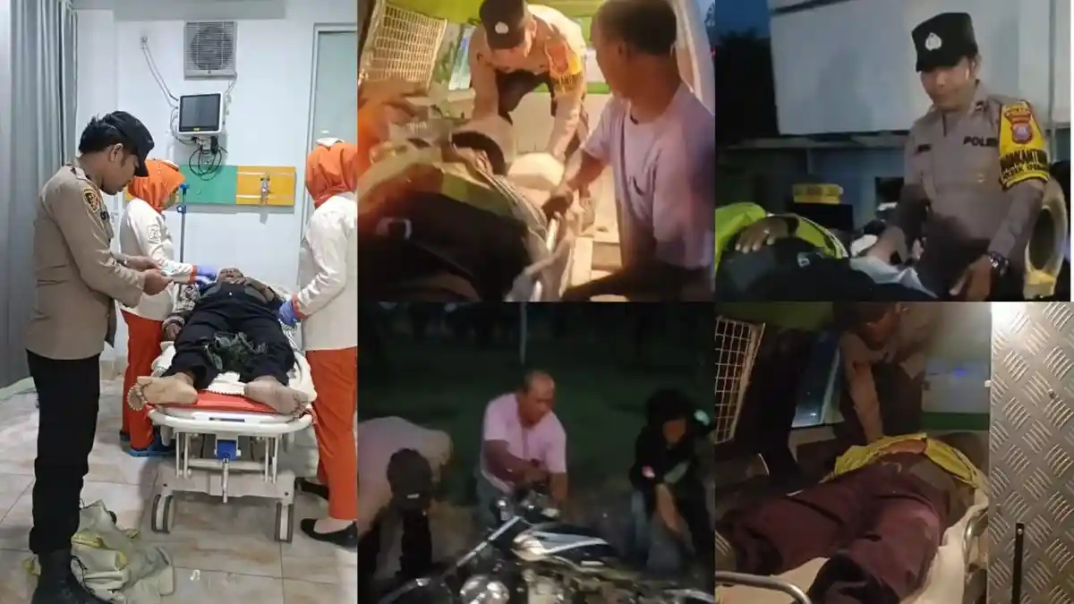 Aksi Heroik Bhabinkamtibmas Polsek Gebang, Menyelamatkan Korban Kecelakaan di Jalan Medan-Banda Aceh