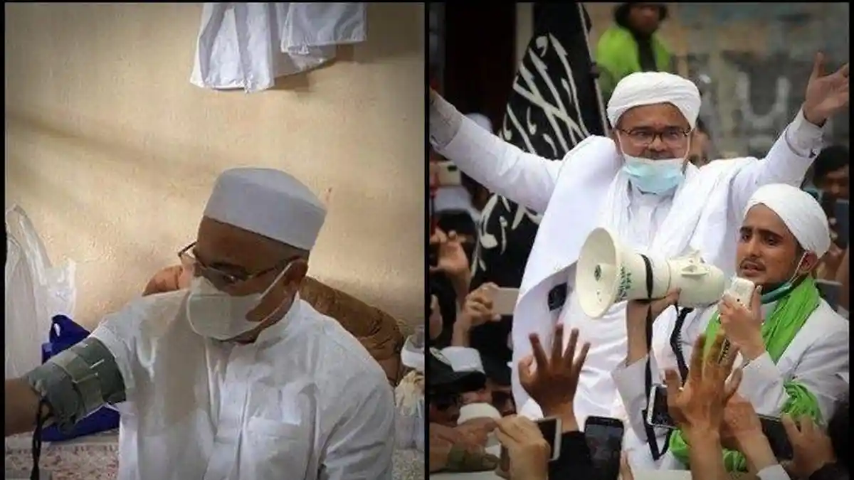PENAMPILAN Terbaru Habib Rizieq, Kini Cukur Rambut Hingga Plontos, Alat ...