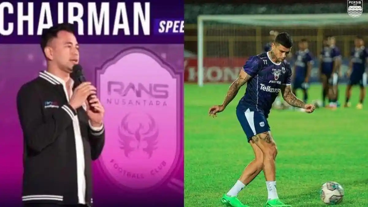 Persib Bandung Vs RANS Nusantara, Ini Reaksi Raffi Ahmad Klub Sultan Ketemu Maung: Siapa Tahu Seri