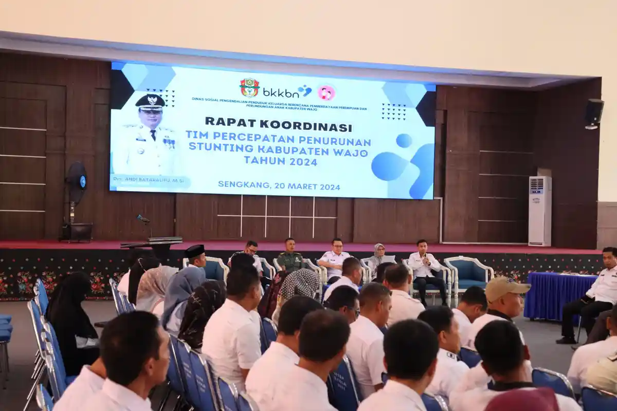 Pemkab Wajo Tekan Stunting Lewat Kepala Desa