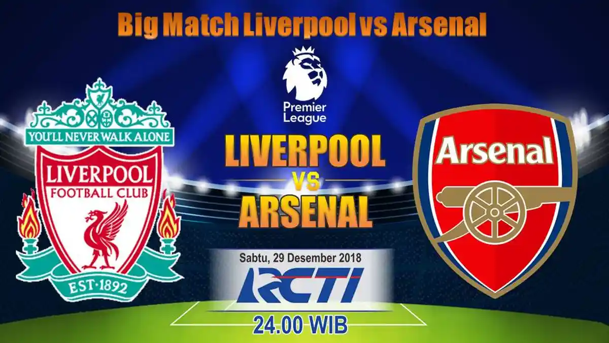 Link Streaming Liverpool Vs Arsenal, Ini Formasi dan Susunan Pemain Kedua Tim