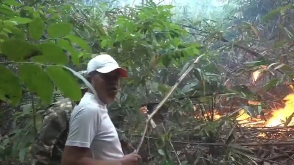 Warga Serbu Gunung Ciremai Demi Dedi Mulyadi Tanpa Sadar Ada Kebakaran