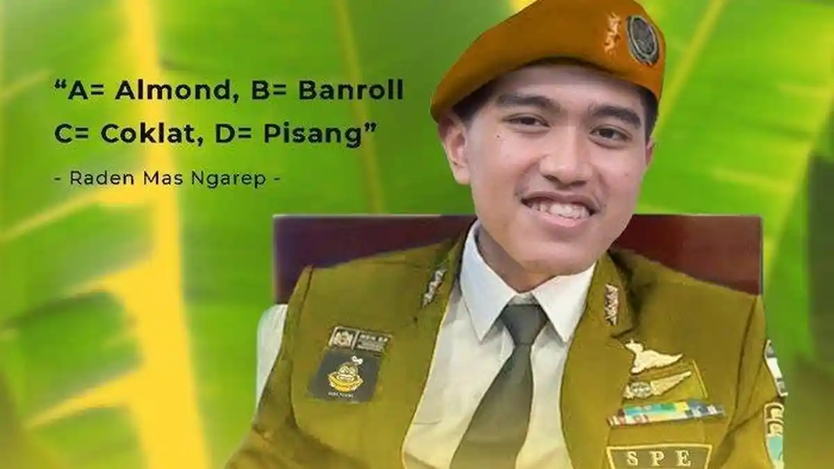 Kocak! Gaya Kaesang Pangarep Kenakan Seragam Mirip Sunda Empire Buat Warganet Heboh