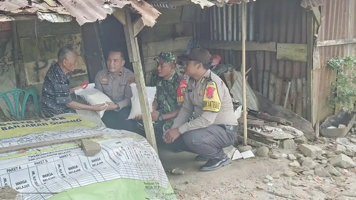 Pendekatan Sosiologis Polsek Kotarih, Wujud Sinergitas TNI-Polri Guna Pastikan Kamtibmas Kondusif