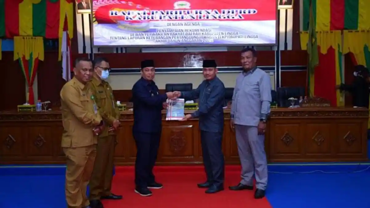 DPRD Lingga Apresiasi Capaian Kinerja Bupati Muhammad Nizar Tahun Anggaran 2021