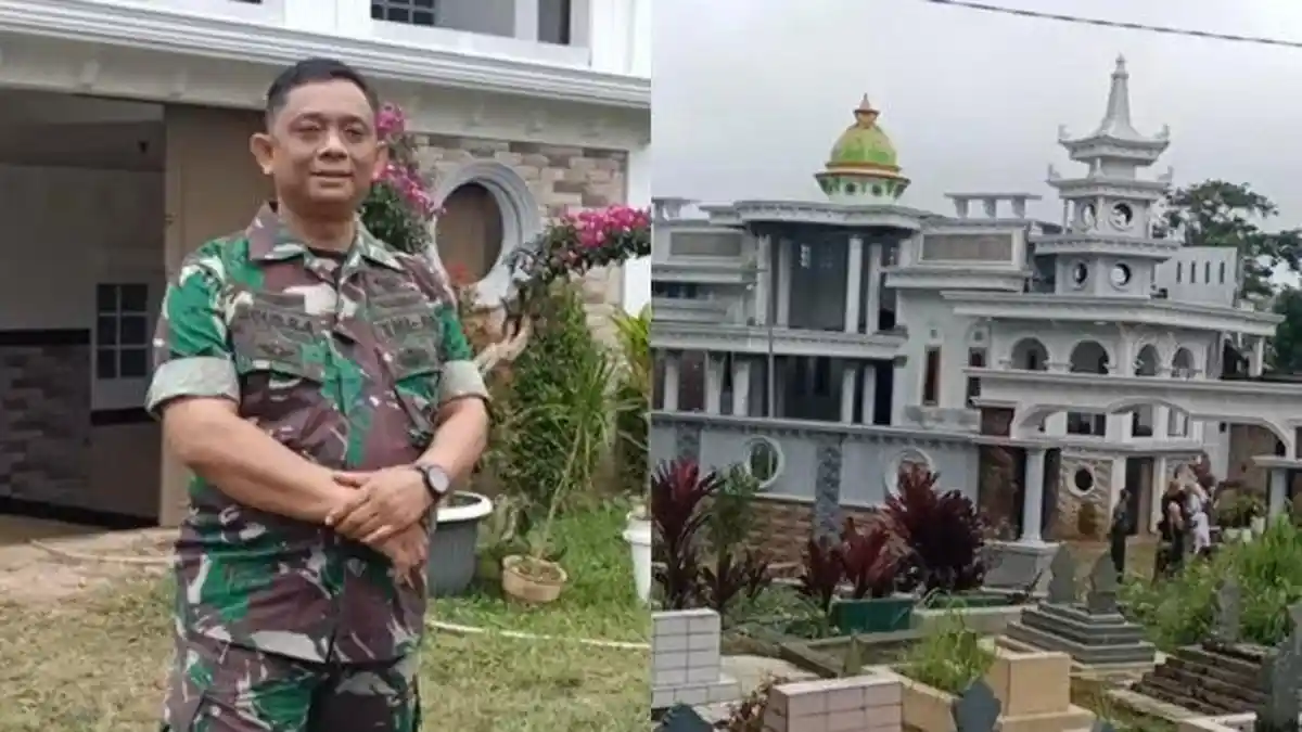 SOSOK Sertu Agus RA, Disorot Punya Rumah Bak Istana, Penghasilan 1 Miliar Per Bulan, Harta Fantastis