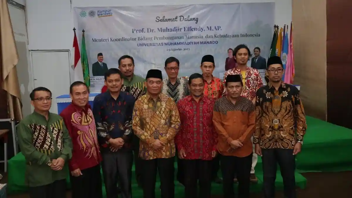 Menteri PMK RI Prof Muhadjir Effendy Kunjungi Universitas Muhammadiyah Manado Ini yang Dibahas