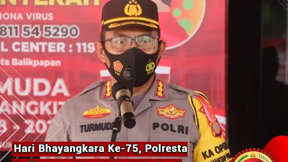 Polresta Balikpapan Gelar Vaksinasi Massal Covid-19, Siapkan 6.500 Dosis