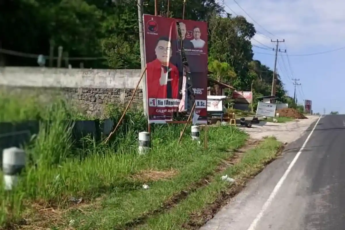 Terkait Dugaan Perusakan Baliho Rio Dondokambey, PDIP Sulawesi Utara Kumpulkan Bukti dan Saksi