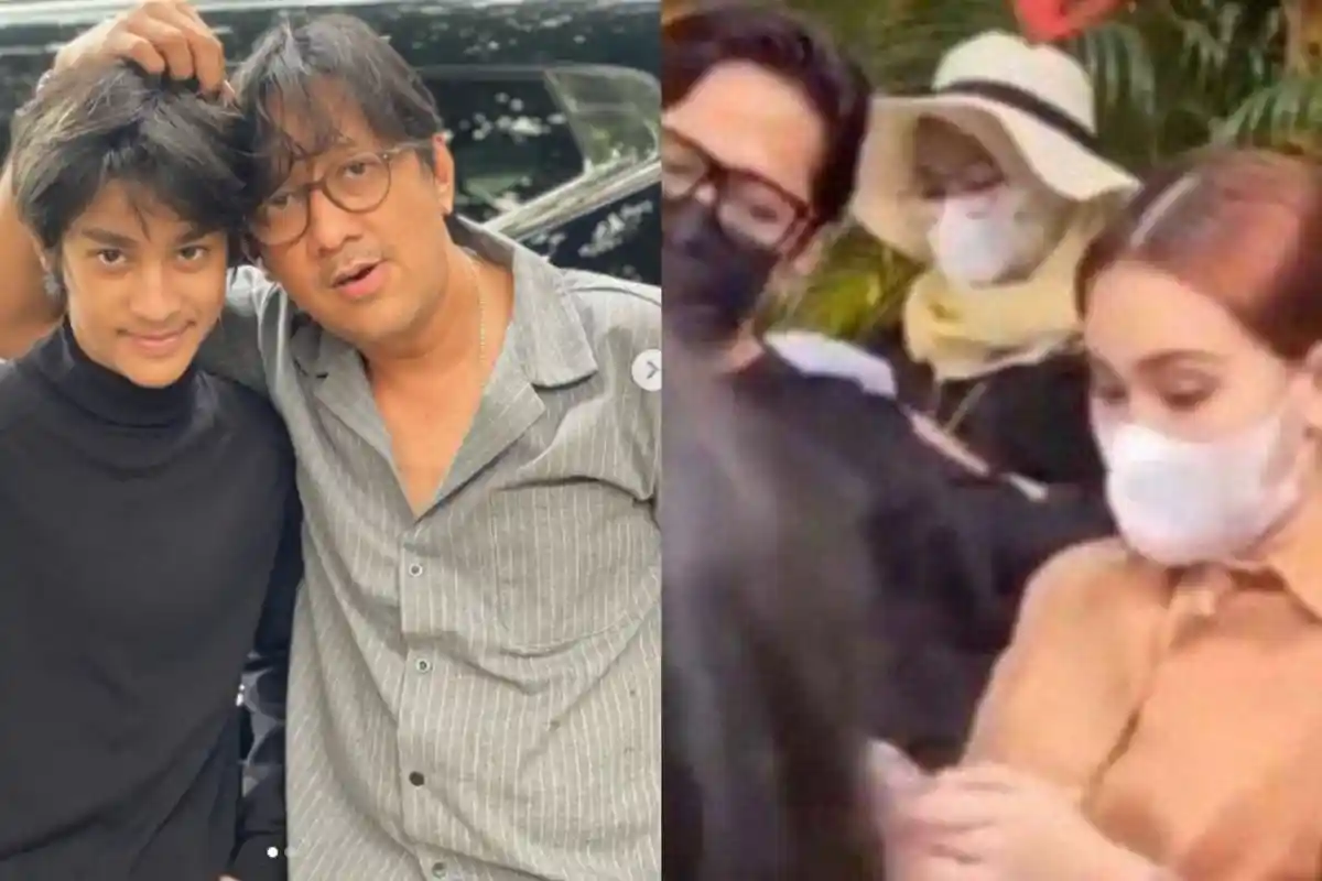 Andre Taulany Kena Tegur Sang Anak Usai Video Elus Pundak Ayu Ting Ting Viral, Kenzy: Emang Benar Pa