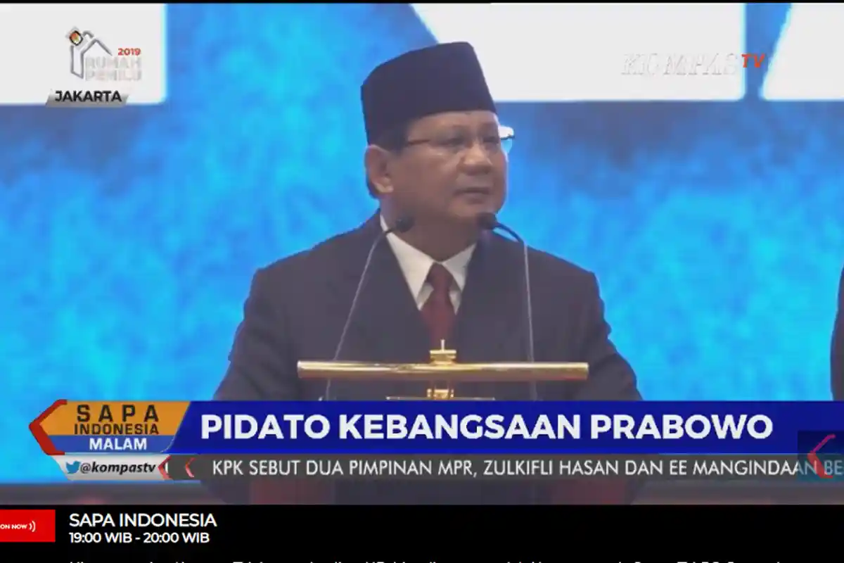 Pidato Kebangsaan Prabowo - Anggap SBY Guru, Ramalan Krisis Air hingga Optimisme Titiek Soeharto