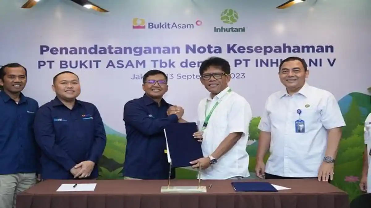 PTBA Gandeng Inhutani V untuk Reklamasi Hingga Pengelolaan Hutan
