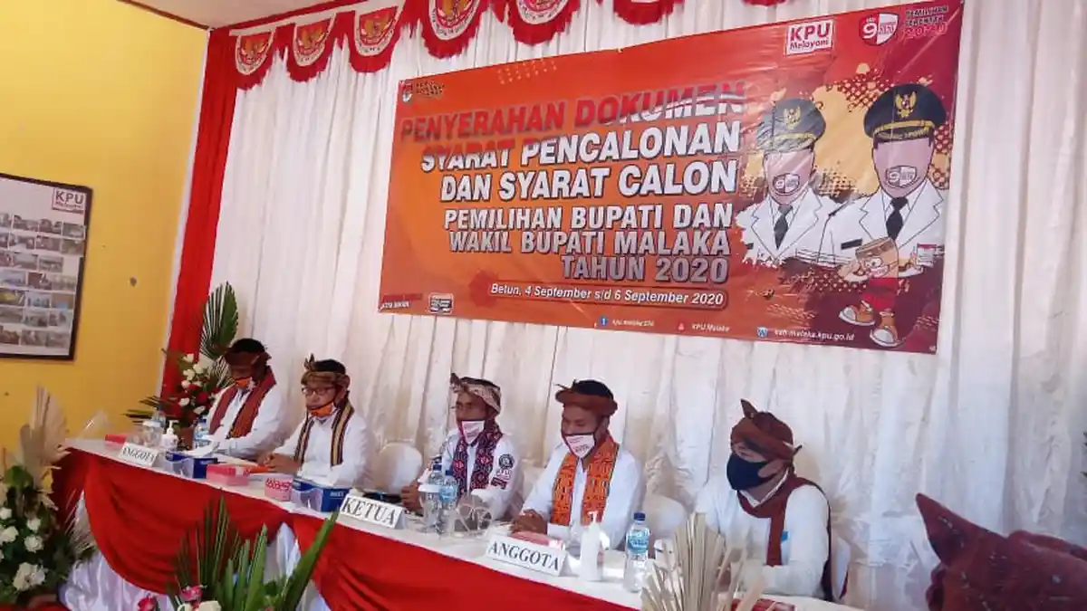 Hanya Dua Paslon Mendaftar di KPU Malaka, Dipastikan Head to Head