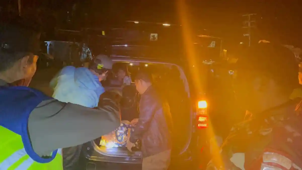 Jelang pemilu 2024, Petugas Gabungan Polres Padangsidimpuan Tingkatkan Razia