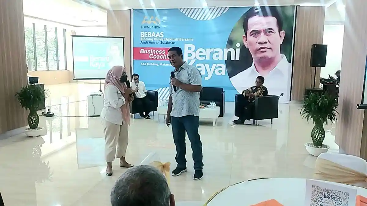 Bicara Bisnis Bareng Milenial, Andi Amran Sulaiman Tekankan Ubah Pola Pikir