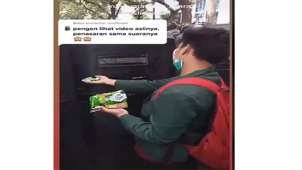 VIRAL, Mahasiswa Bagi-bagi Permen ke Polisi Saat Demo UU Cipta Kerja, Ternyata Sosoknya Begini