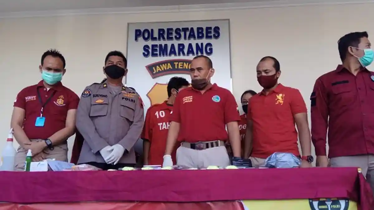 11 Tersangka Peredaran Narkoba Ditangkap di Semarang dalam 24 Hari