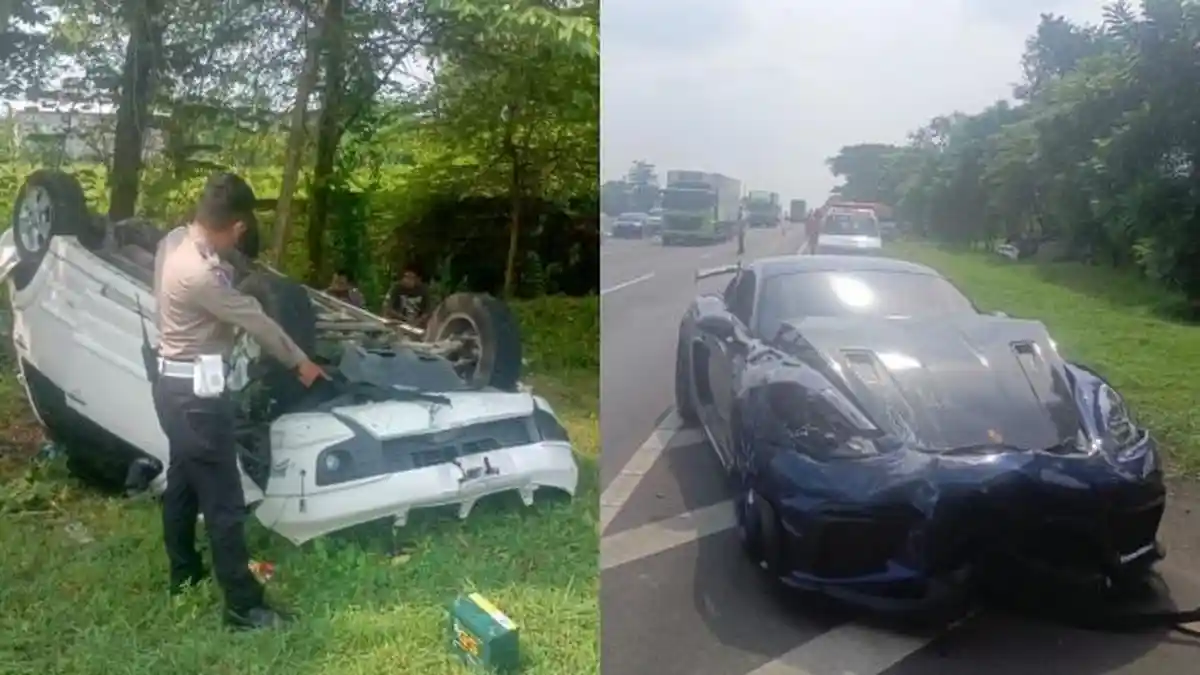 Kronologi Mahasiswa Pengendara Porsche Ugal-ugalan Tabrak 1 Keluarga di Jalan Tol Sidoarjo- Porong