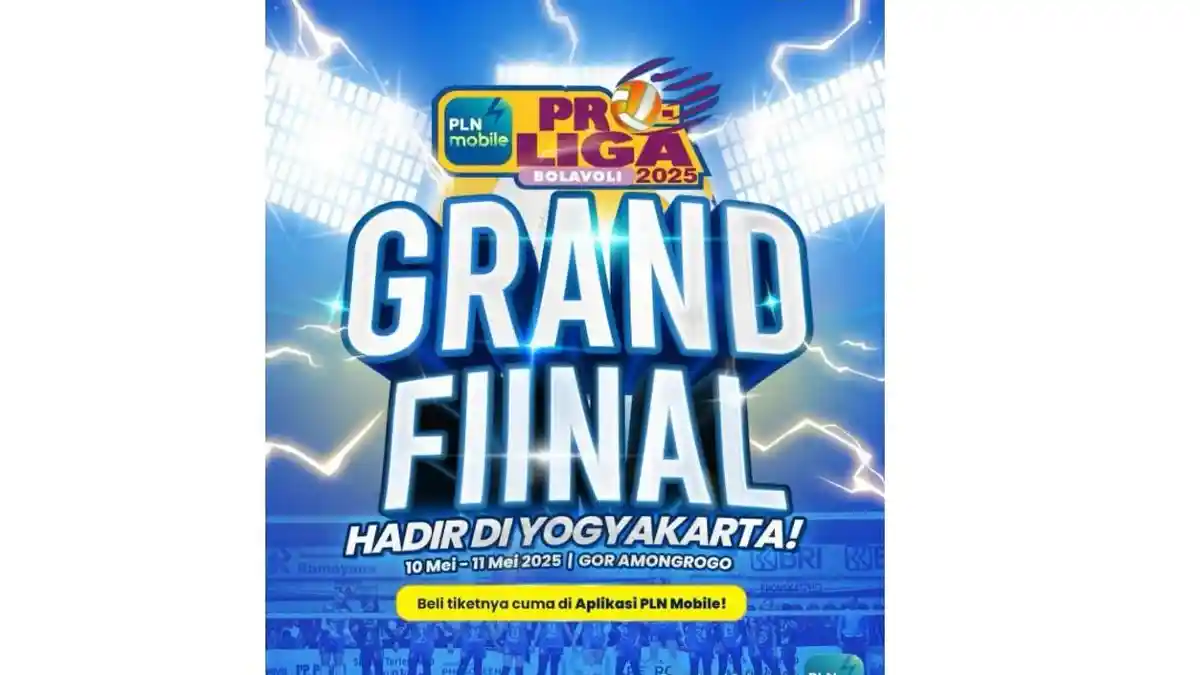 Tiket Grand Final PLN Mobile Proliga 2025 Bisa Dibeli Lewat Aplikasi PLN Mobile