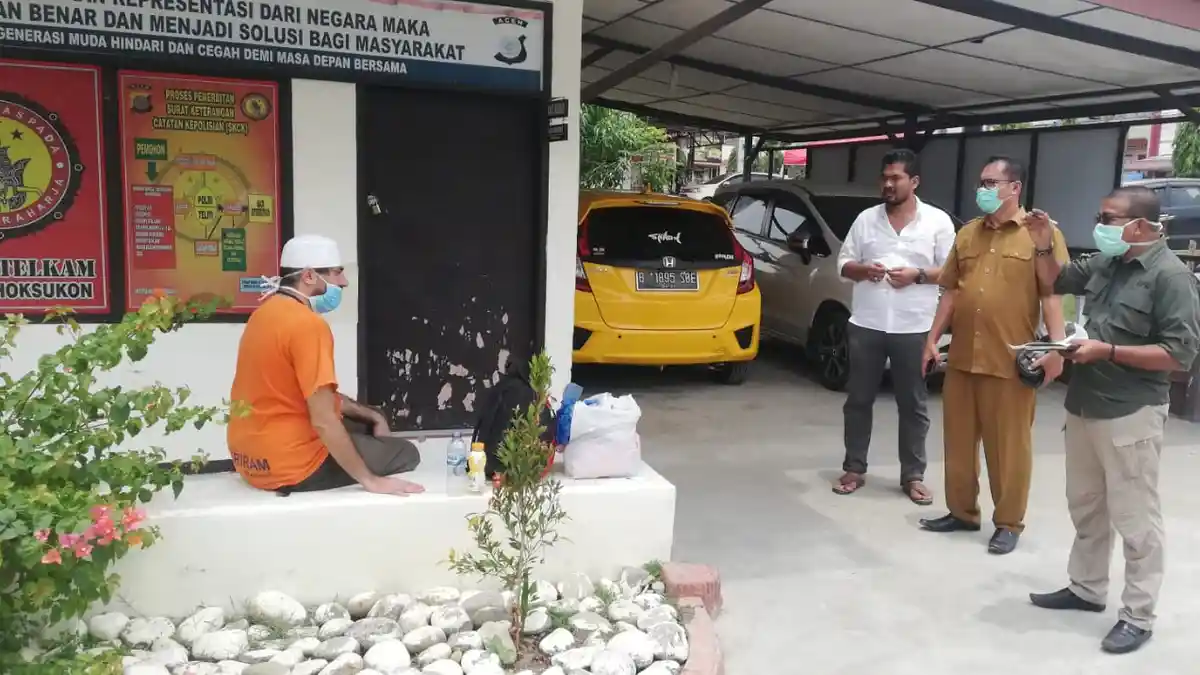 Begini Hasil Pemeriksaan Kesehatan Bule Muslim yang Diamankan di Lhoksukon