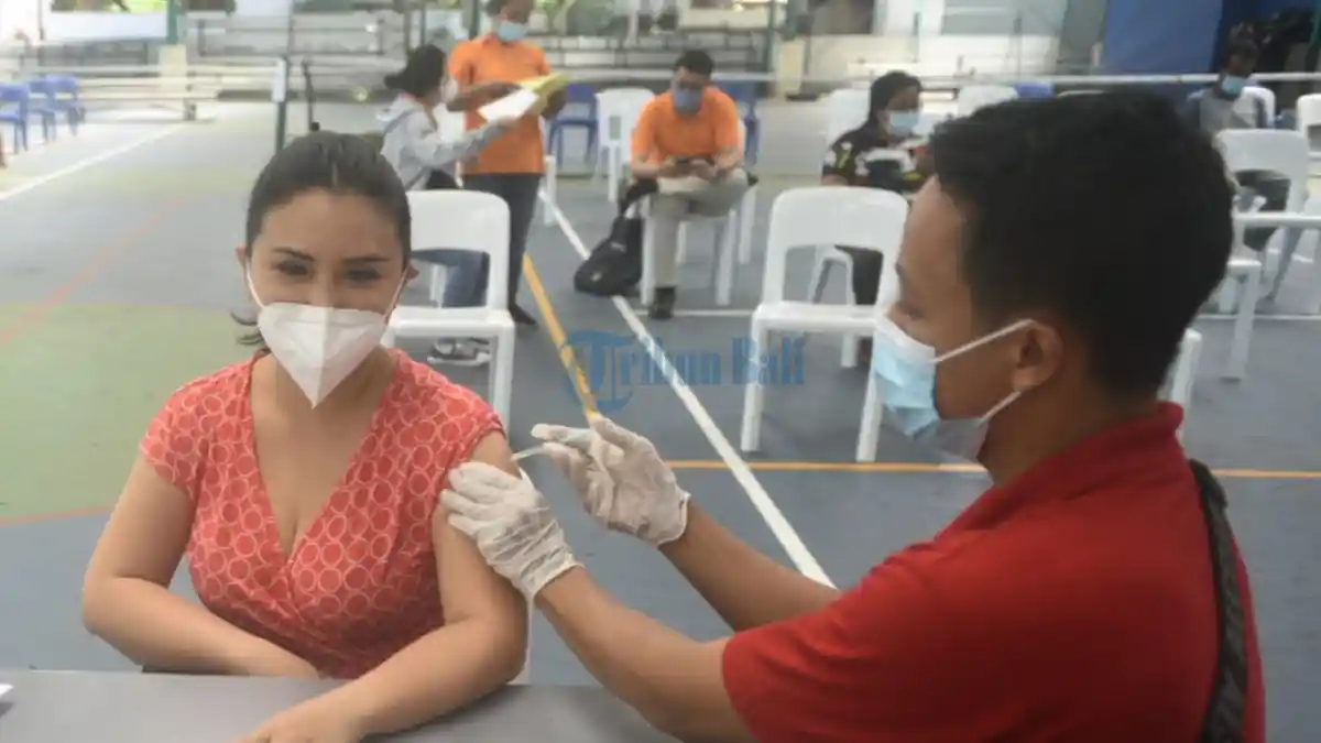 Vaksinasi di Zona Hijau Sanur Denpasar Sudah Mencapai 30.389 Orang